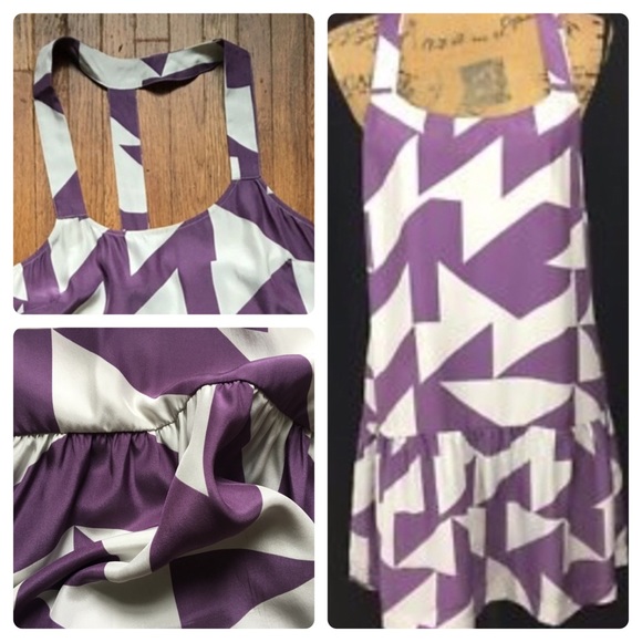 Urban Outfitters Dresses & Skirts - Urban Outfitters M silk geometric print drop waist